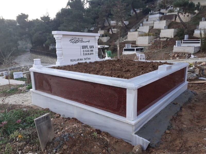 İKİ KİŞİLİK NEW İMPERİAL GRANİT MEZAR | Ucuz Mezar Fiyatları – Mezar Yapımı – Mezar Taşı Fiyatları